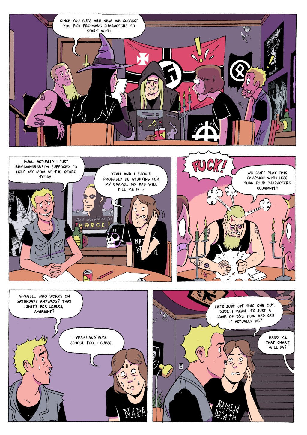 ‘Dungeons & Dragons & Neo-Nazis,’ Today’s Comic by Pedro D’Apremont