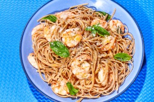 Pâtes aux crevettes