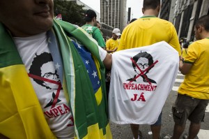 O ato "Fora Dilma" em 15 de março de 2015. Foto: Felipe Larozza/VICE originalmente publicada nesta matéria.