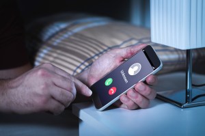 Unbekannter Anruf auf dem Smartphone
