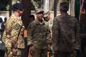 The top U.S. military commander in Afghanistan narrowly survived a Taliban attack in Kandahar Thursday — just days ahead of national parliamentary elections.