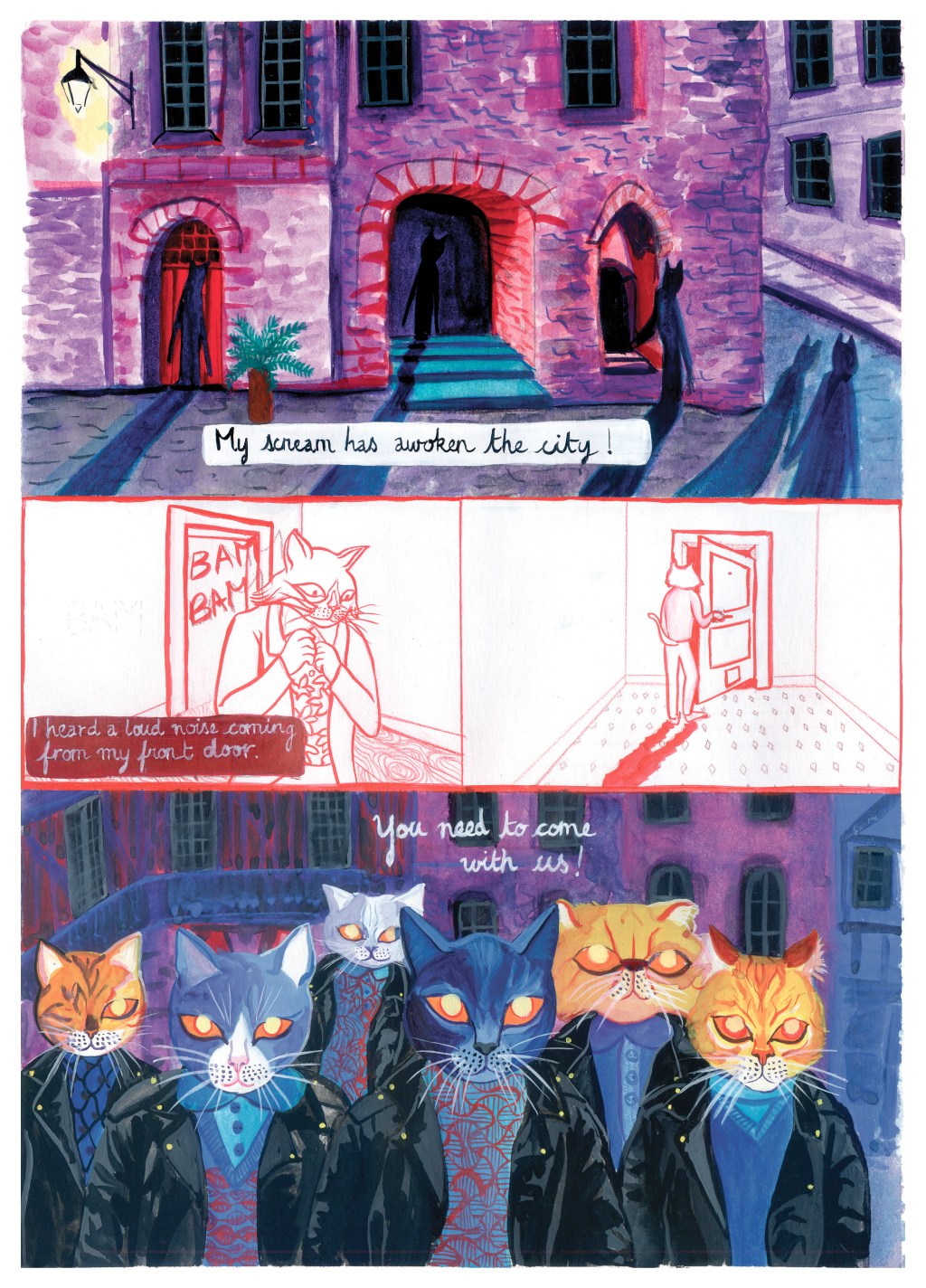 ‘Cat Gang,’ Today’s Comics by Rosa Arango