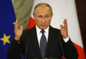 Russian President Vladimir Putin warned Europe Wednesday that any country accepting new U.S. nukes on its territory risks a retaliatory strike from Moscow.