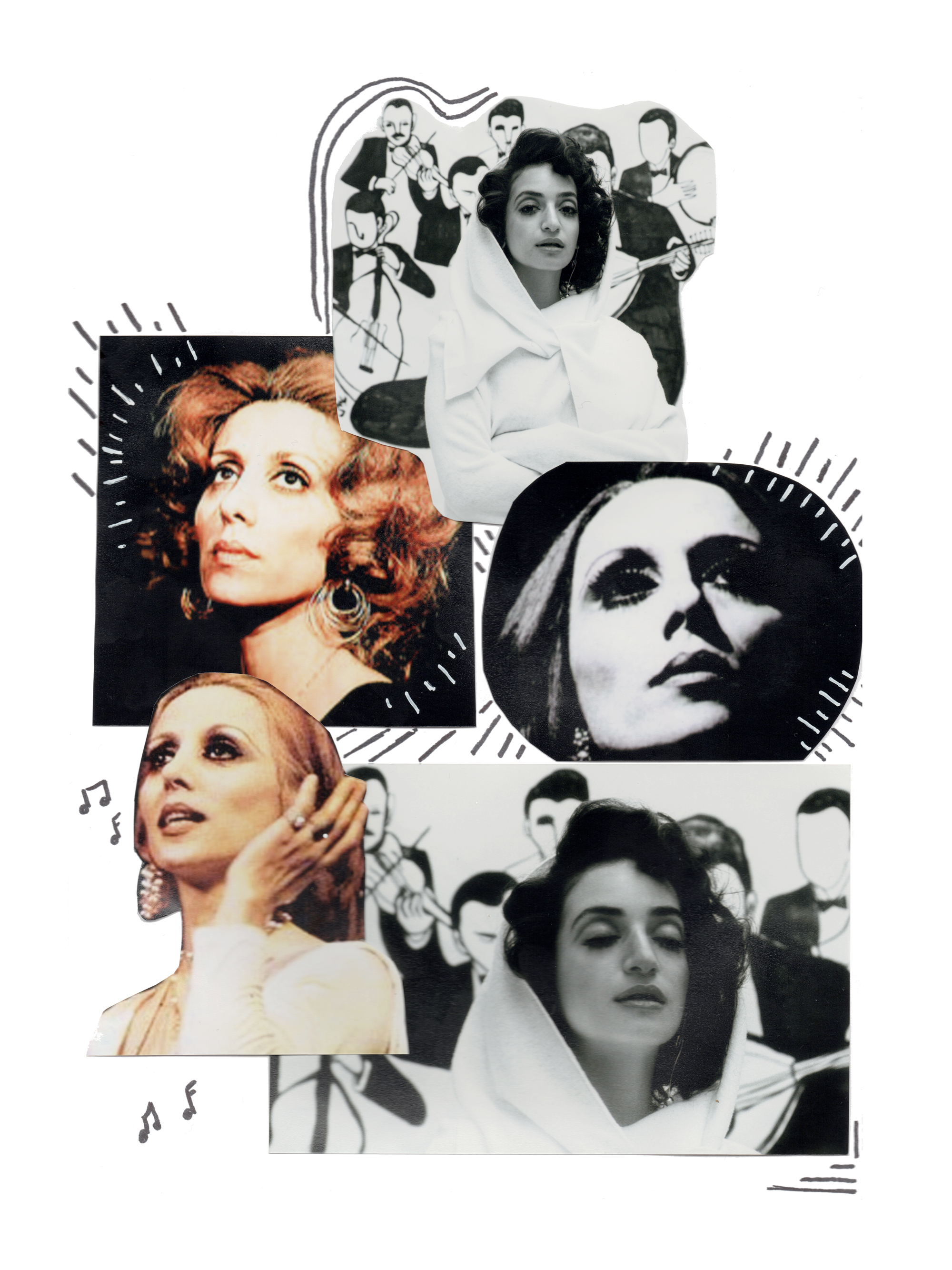 Fairouz collage