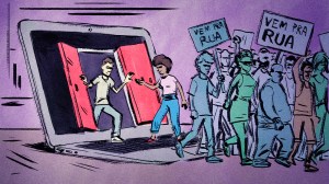 Ilustração oposição