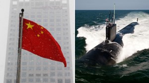 ​Image of chinese flag and US submarine, spies, Canada