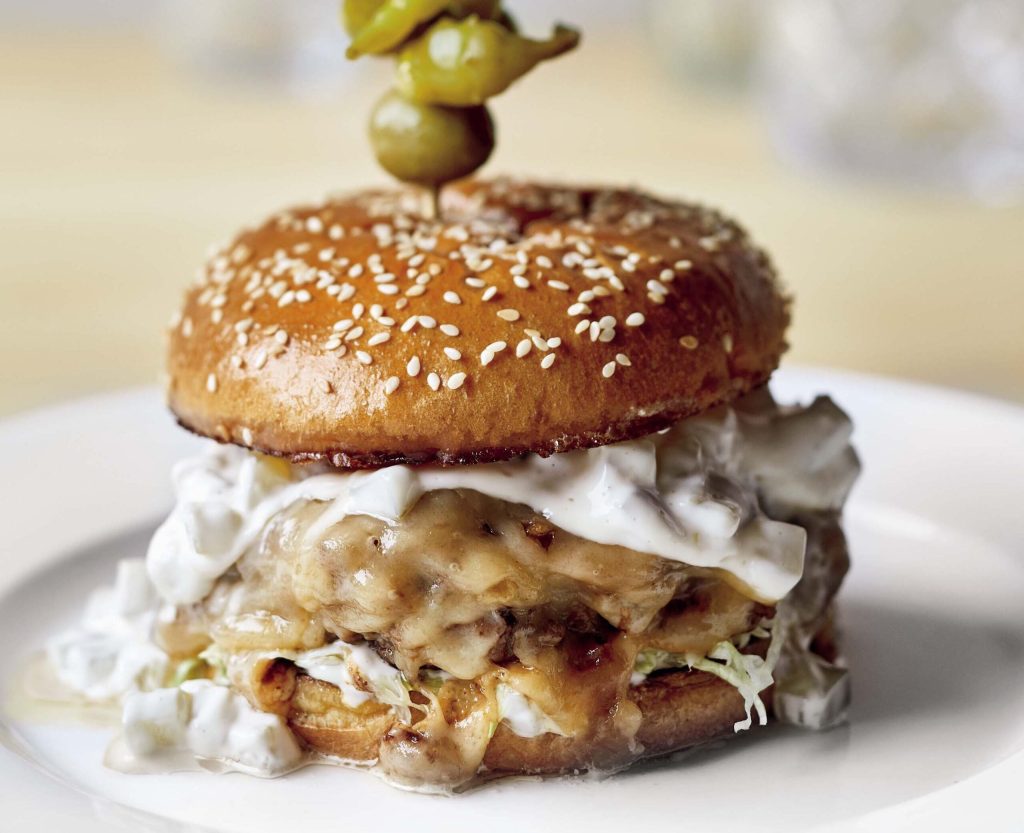 Cheeseburger brisket