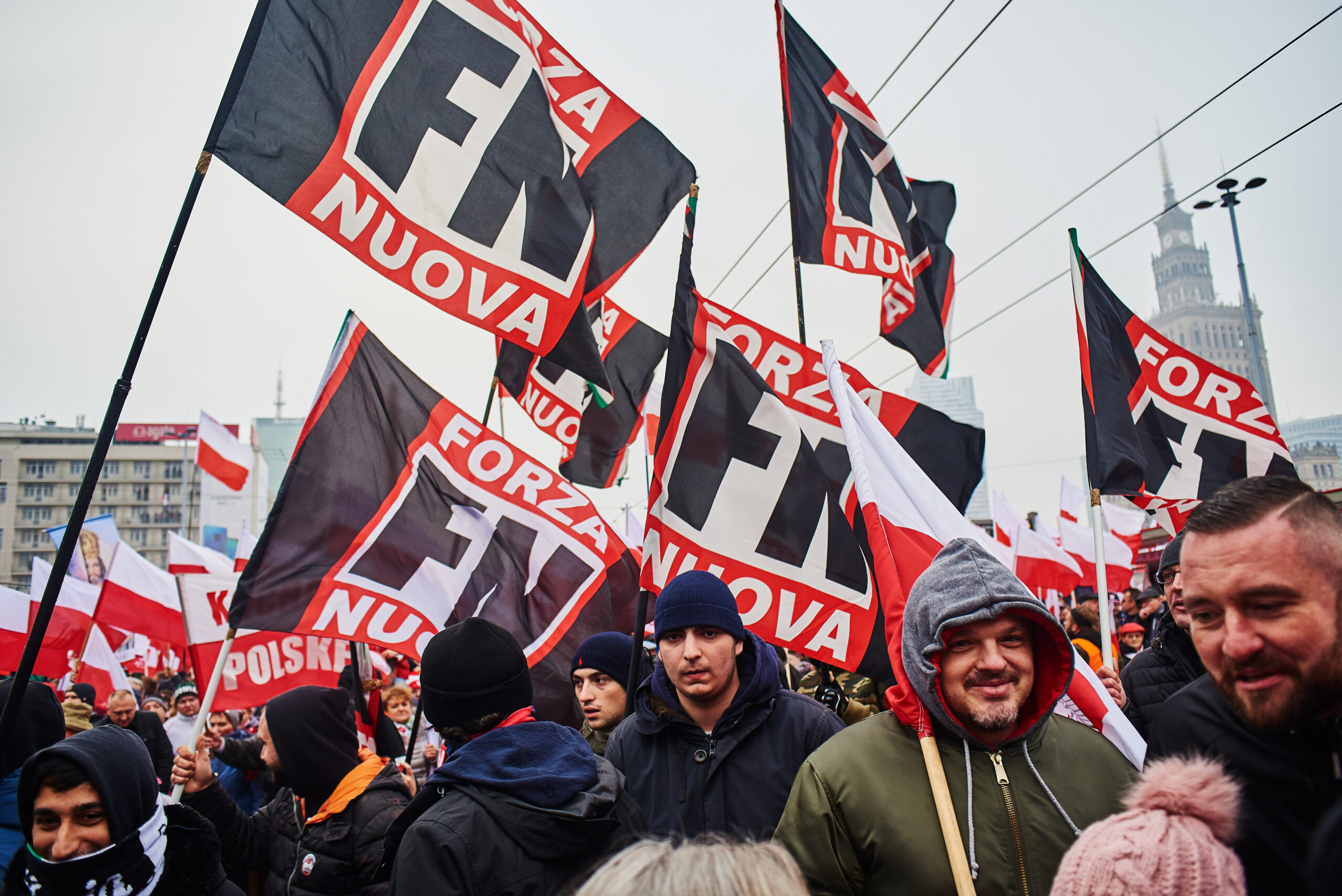 Forza Nouva na Marszu Niepodległości
