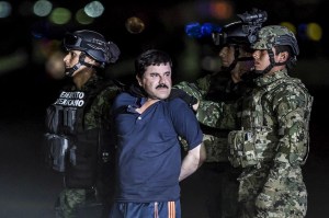 El Chapo saat ditangkap aparat