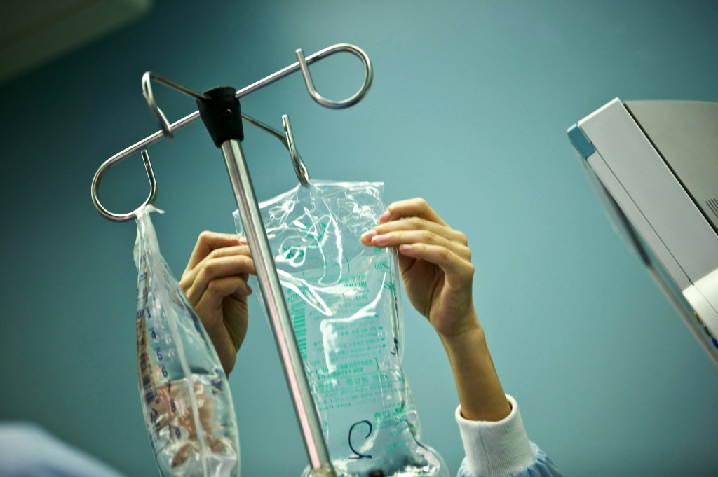 Je me suis injecté des minéraux dans le bras pour être moins fatigué