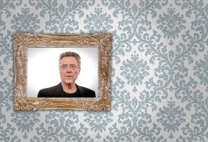 Picture of Christopher Walken in an art frame