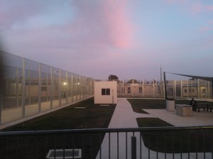 Inside detention centre clouds dawn