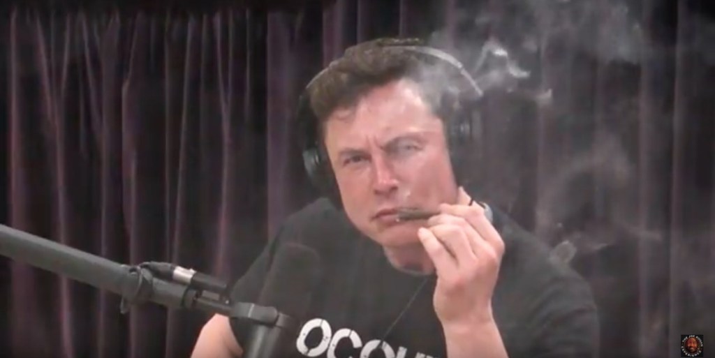 Elon Musk considers the blunt