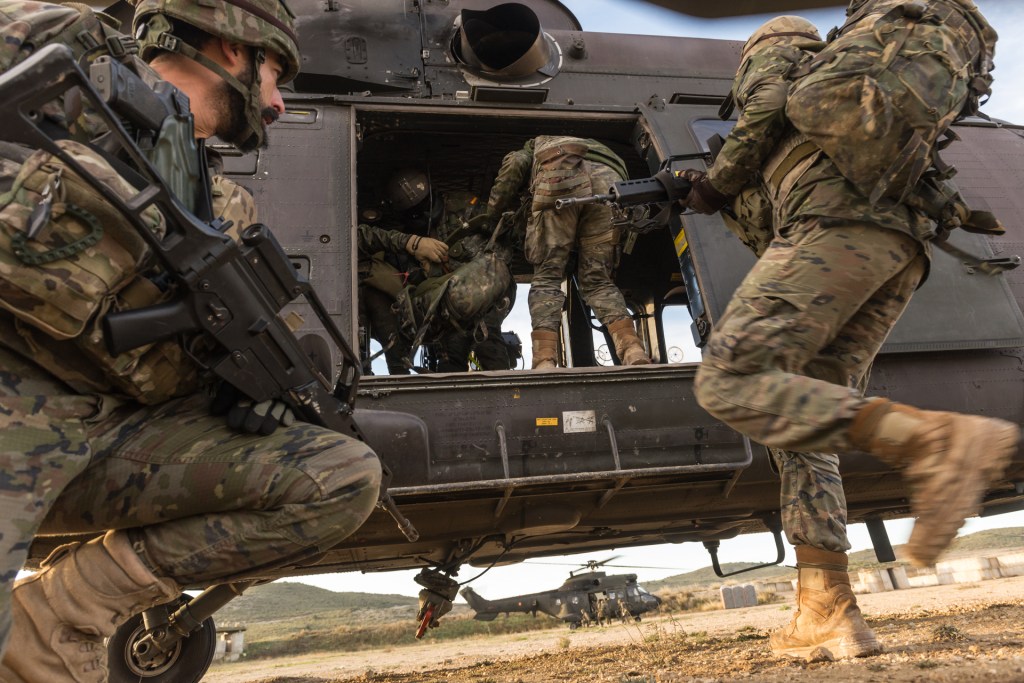 Pasé una semana preparándome para la guerra con la Legión Española