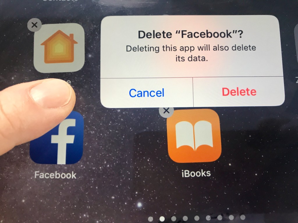 Cancella tutte le tue app