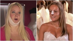 Bridalplasty Teilnehmerinnen mit Verbänden nach der Operation