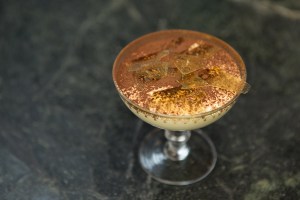 Ein Schälchen selbstgemachtes Tiramisu
