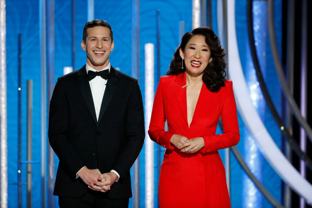 The Best Parts of Sandra Oh and Andy Samberg’s Golden Globes Monologue