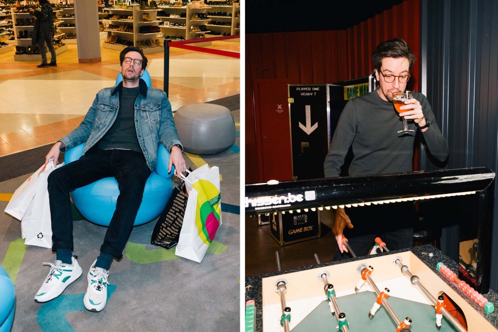 Sorry, maar die man cave in het Wijnegem Shopping Center is geweldig