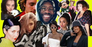 collage of musicians including grimes, avril lavigne, solange, fka twigs, carly rae jepsen