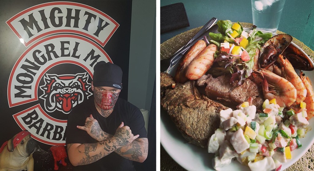 The Mongrel Mob is encouraging its members to eat healthily.