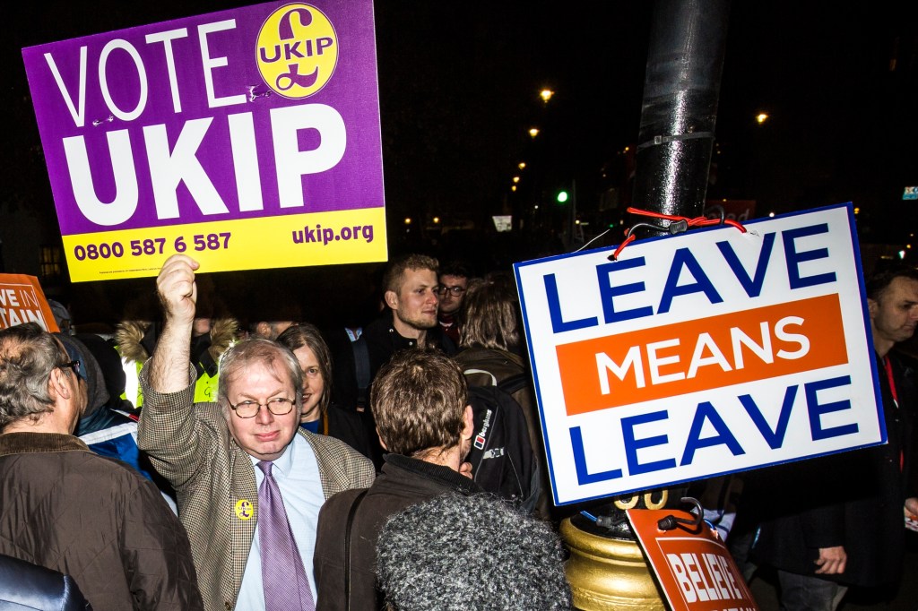 Sådan så den britiske Brexit-slagmark ud i aftes