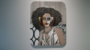 artist makes powerful portraits of black celebrities, daily vice, artist mickalene thomas, solange, michelle obama