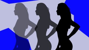 siluetas de tres mujeres