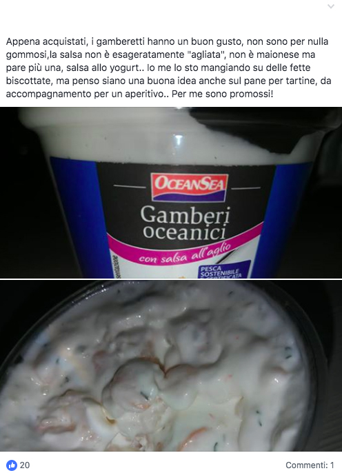 Gruppi recensioni supermercati facebook
