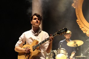 Vampire Weekend playing live in 2013