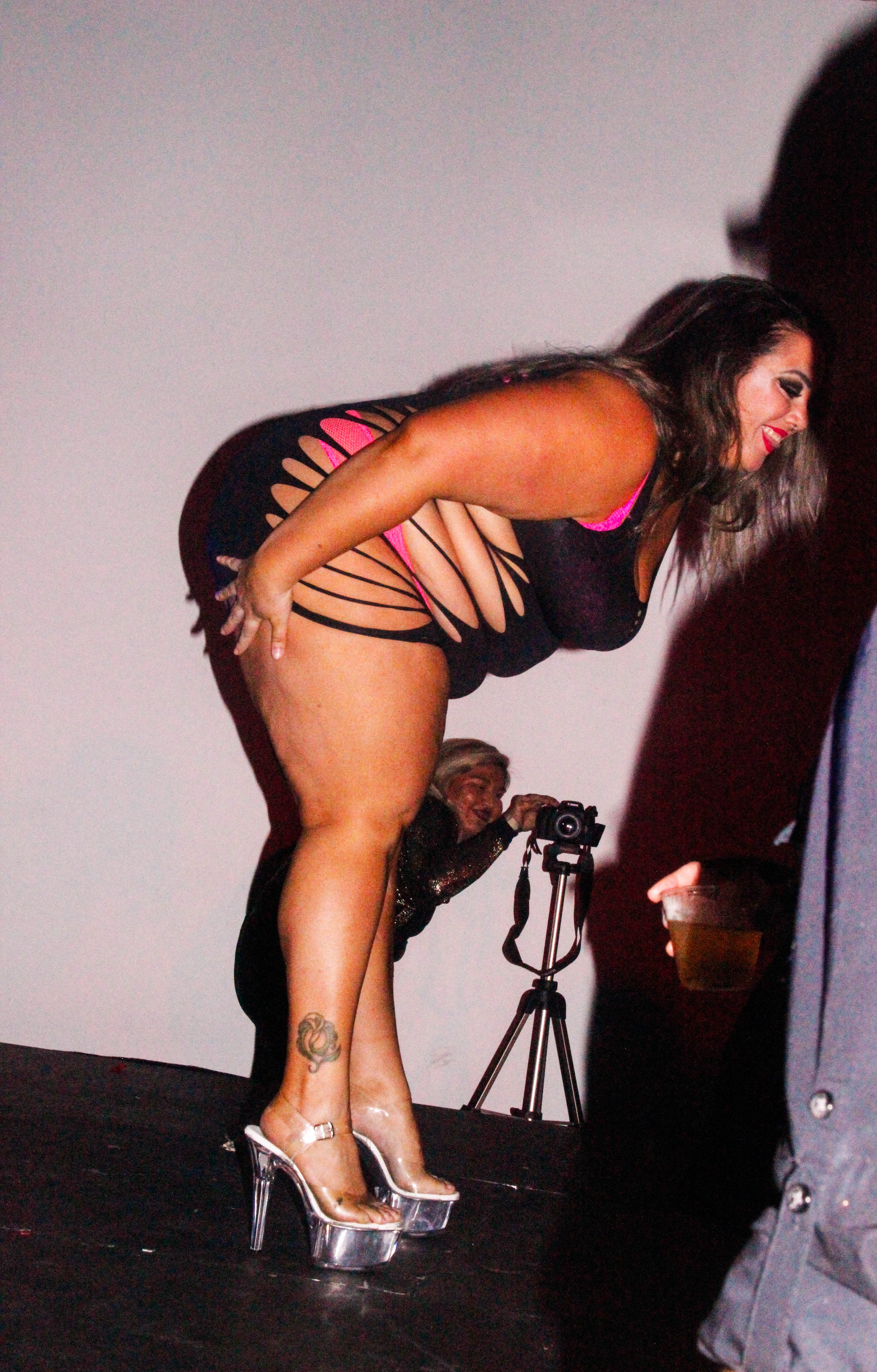 A stripper on a stage