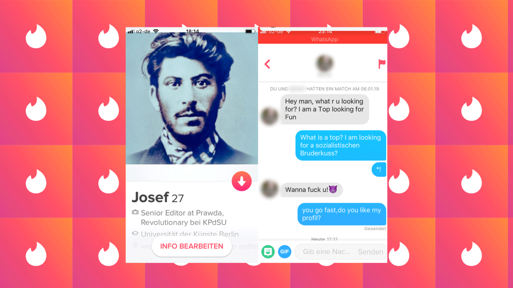 Jag låtsades vara en ung Josef Stalin på Tinder, och det gick förvånansvärt bra