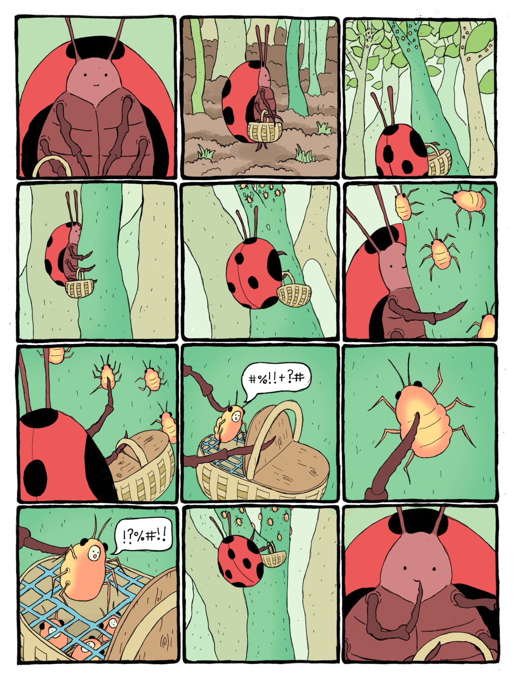 ‘Allie the Ladybug Collects Aphids,’ Today’s Comic by Allison Conway