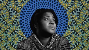 Eine Fotoillustration mit Erica Garner