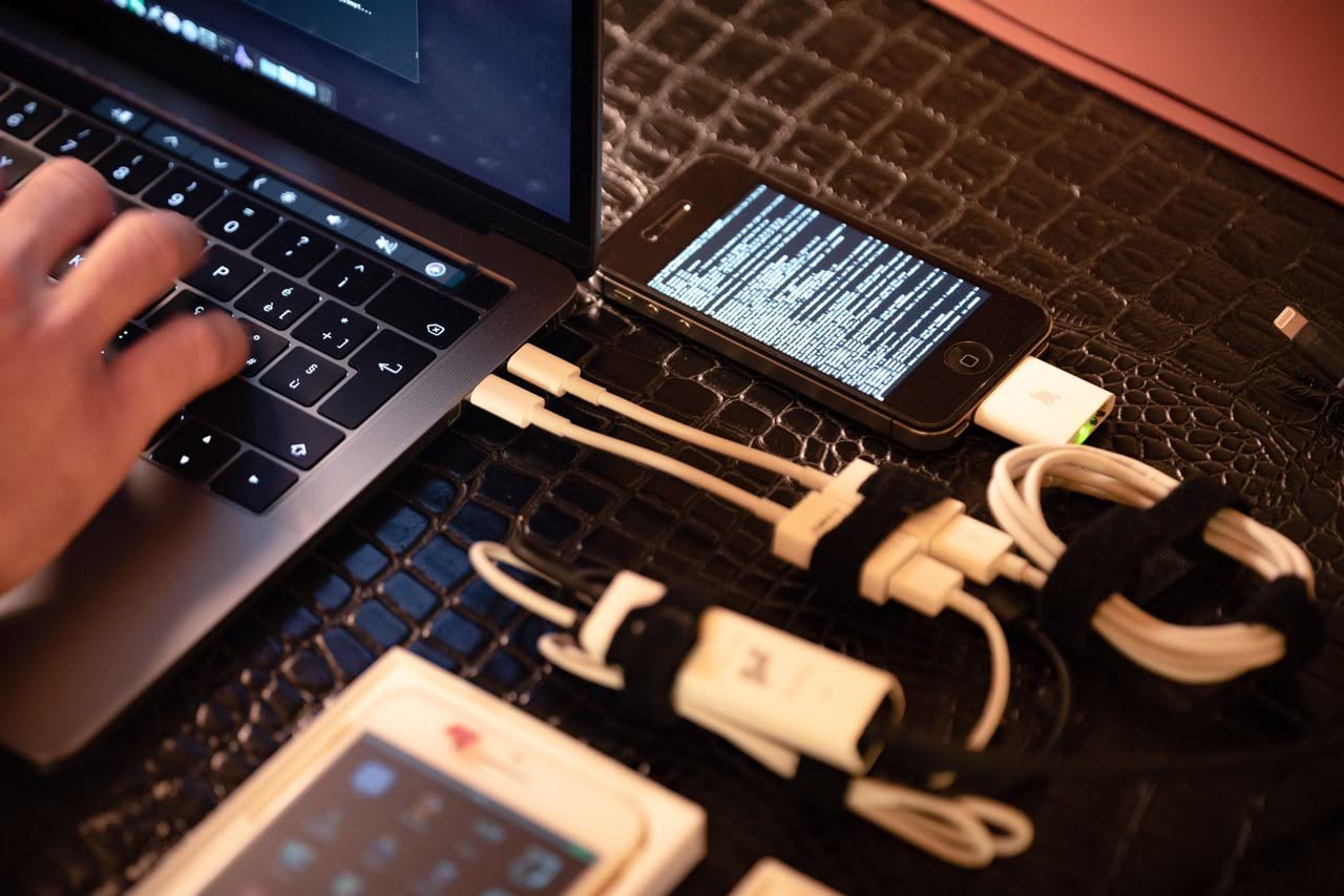 Giulio Zompetti uses a dev-fused iPhone.