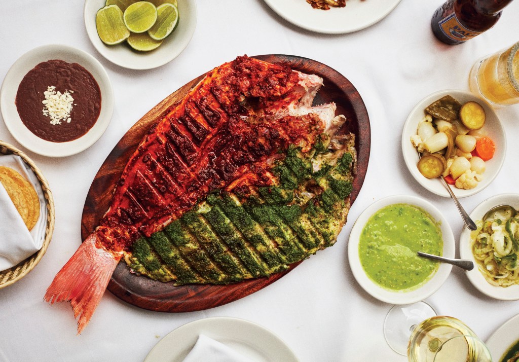 Contramar’s Red and Green Grilled Snapper Recipe