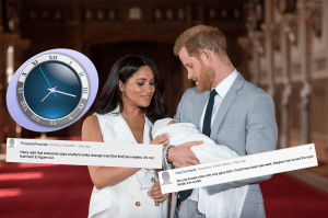 meghan markle cu printul harry şi copilul