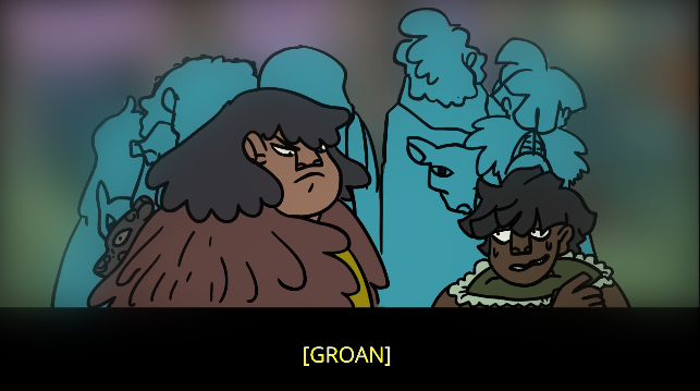 Screenshot of Don't Wake the Night, character groaning