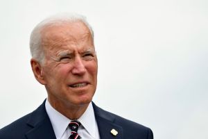 A photo of Democratic candidate Joe Biden