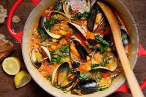Cozze vongole e ceci