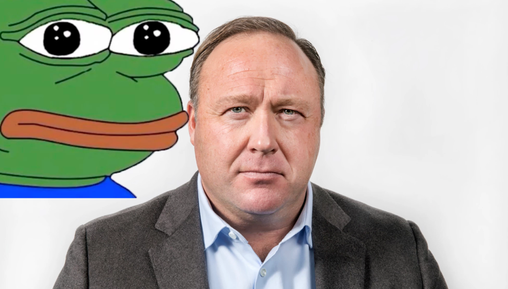 O InfoWars concordou em pagar US$ 15 mil para o criador do Sapo Pepe