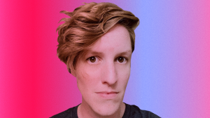 molly priddy against a gradient background