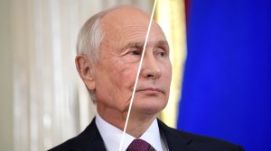 Wladimir Putin mit FaceApp gealtert