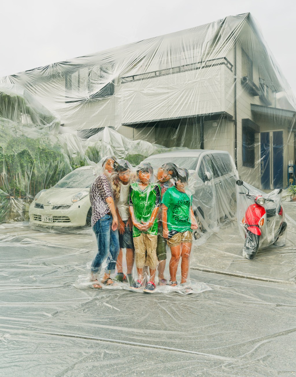 This Japanese Artist Vacuum-Seals Couples. Now He Includes Their House.