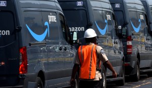 Amazon Prime Delivery Cars building a logistics network