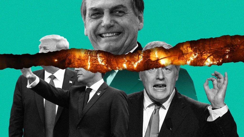 Bolsonaro, Trump, Macron: Der Regenwald brennt weiter, weil Männer sich wie Männer verhalten