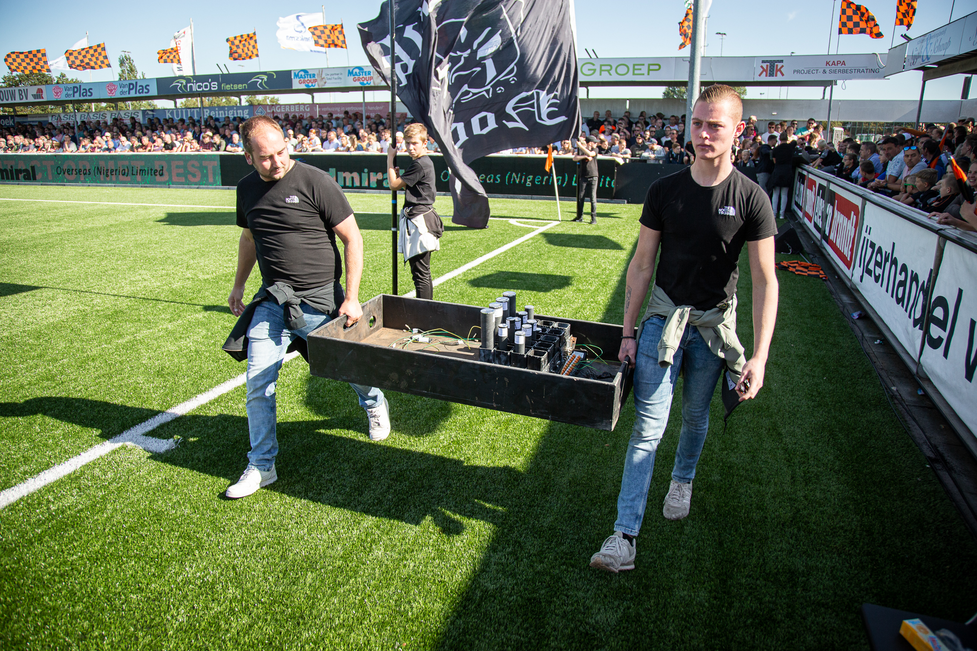 Supporters VV Katwijk.
