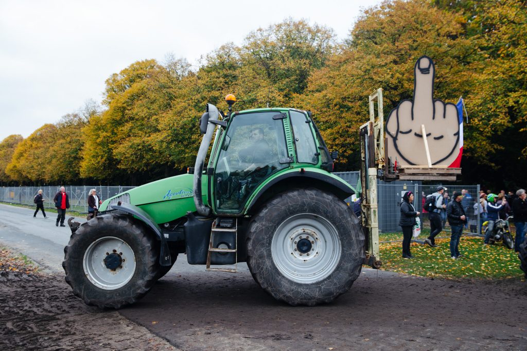 Op pad met de boze boeren op het Malieveld in Den Haag