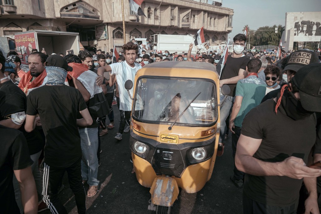 How Tuk-Tuk Drivers Became the Unlikely Heroes of Iraq’s Protests