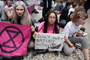 extinction rebellion protesters